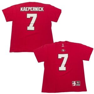 Majestic NFL SF 49ers Colin Kaepernick Tee Size XL Red (Retail $30)